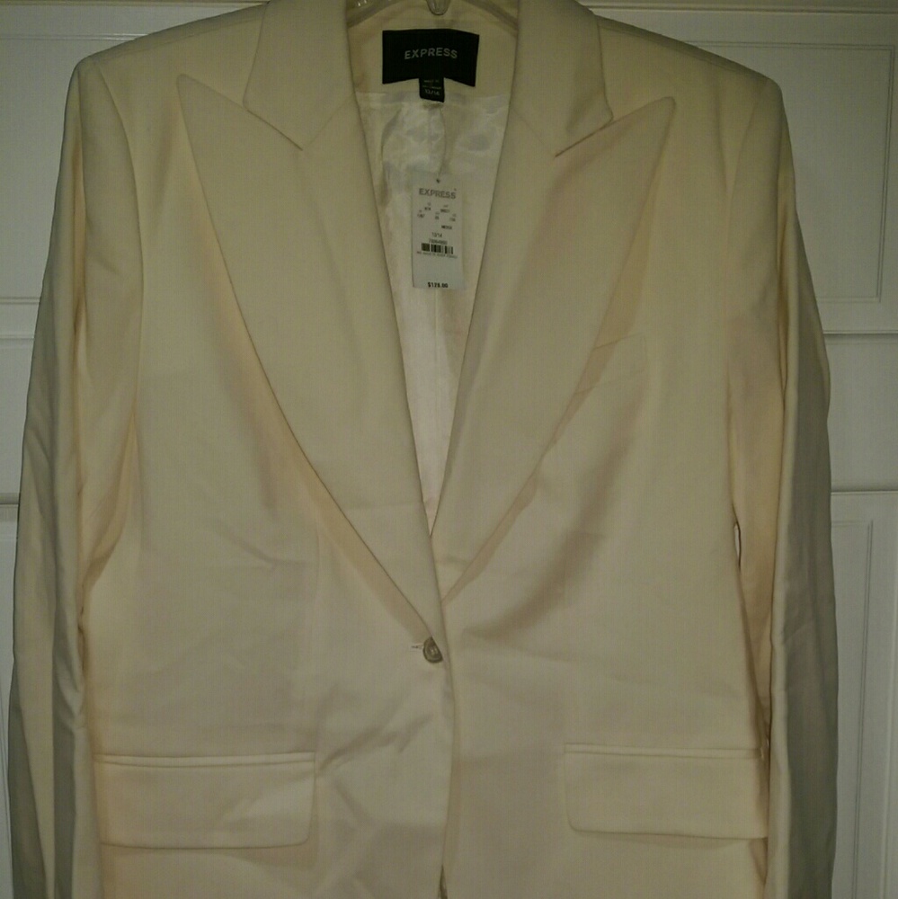 Express Ivory Blazer